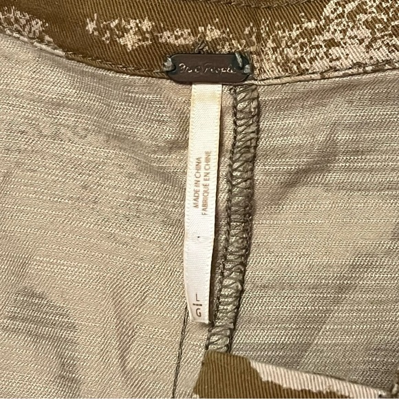 Free People Sahara Sunsets Buttoned Camo Mini Dress Large with Pockets - Picture 5 of 14